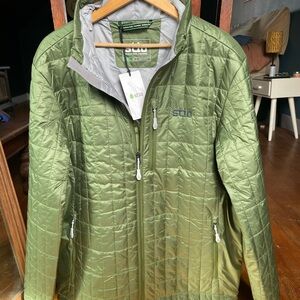 Stio Green Quilted Jacket